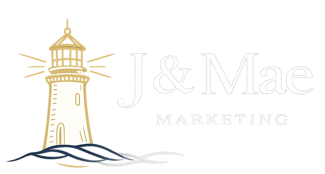 JMae White Logo